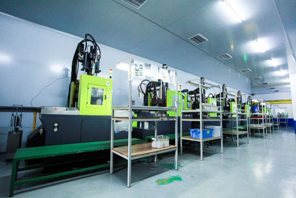 Industrial rubber manufacturing equipment and advanced machinery 4 at NK Rubber facility.