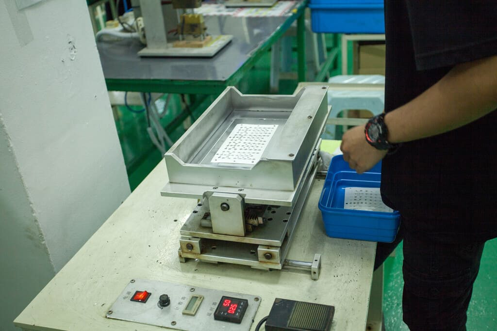 Industrial rubber manufacturing equipment and advanced machinery 16 at NK Rubber facility.