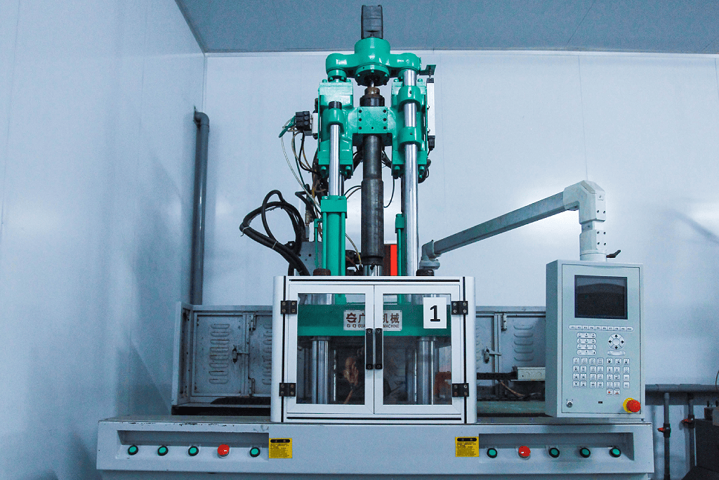 Industrial rubber manufacturing equipment and advanced machinery 23 at NK Rubber facility.