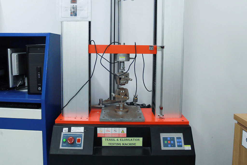 Industrial rubber manufacturing equipment and advanced machinery 24 at NK Rubber facility.