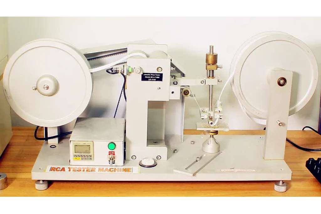 Tier-1 automotive quality control testing equipment at the factory.